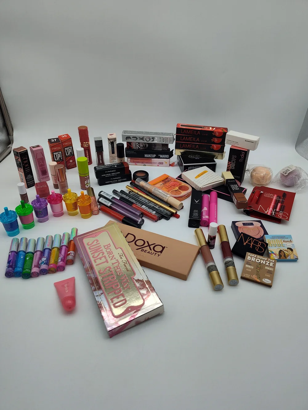 Huge Beauty Makeup Lot MAC NARS Fenty Too Faced Tarte Haus Labs + More